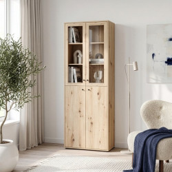 Witryna czterodrzwiowa Archbox T2KV921 dąb artisan