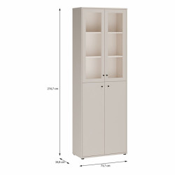 Witryna czterodrzwiowa Archbox T2KV921 piaskowy