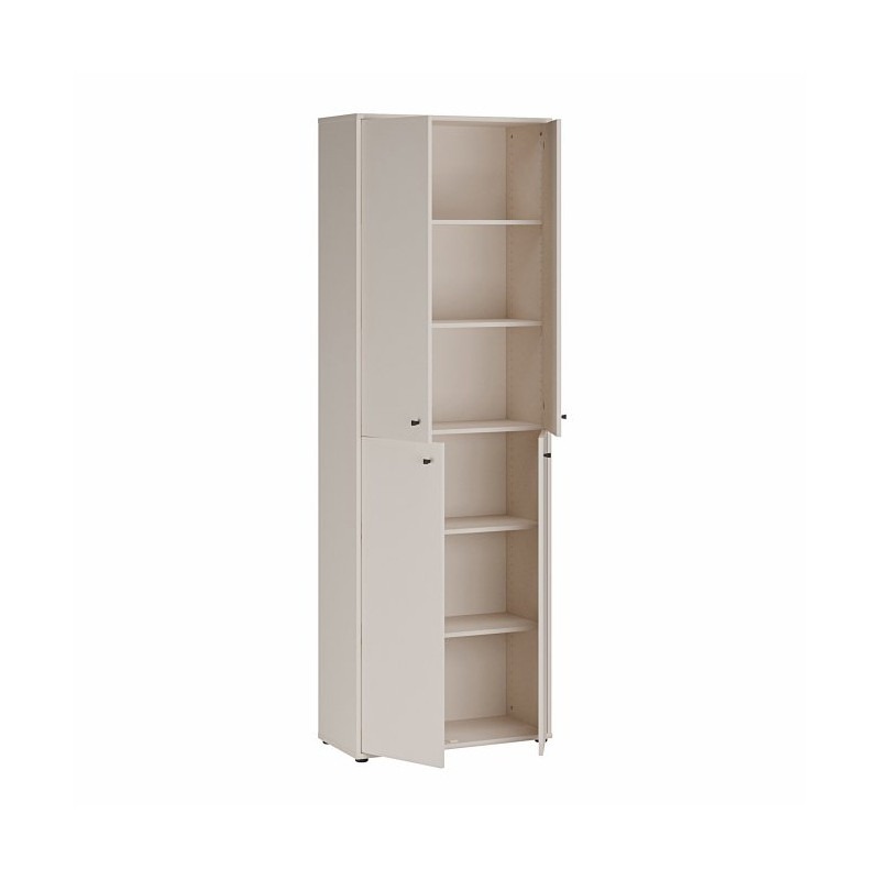 Wysoka szafka 4-drzwiowa Archbox T2KS921 piaskowy