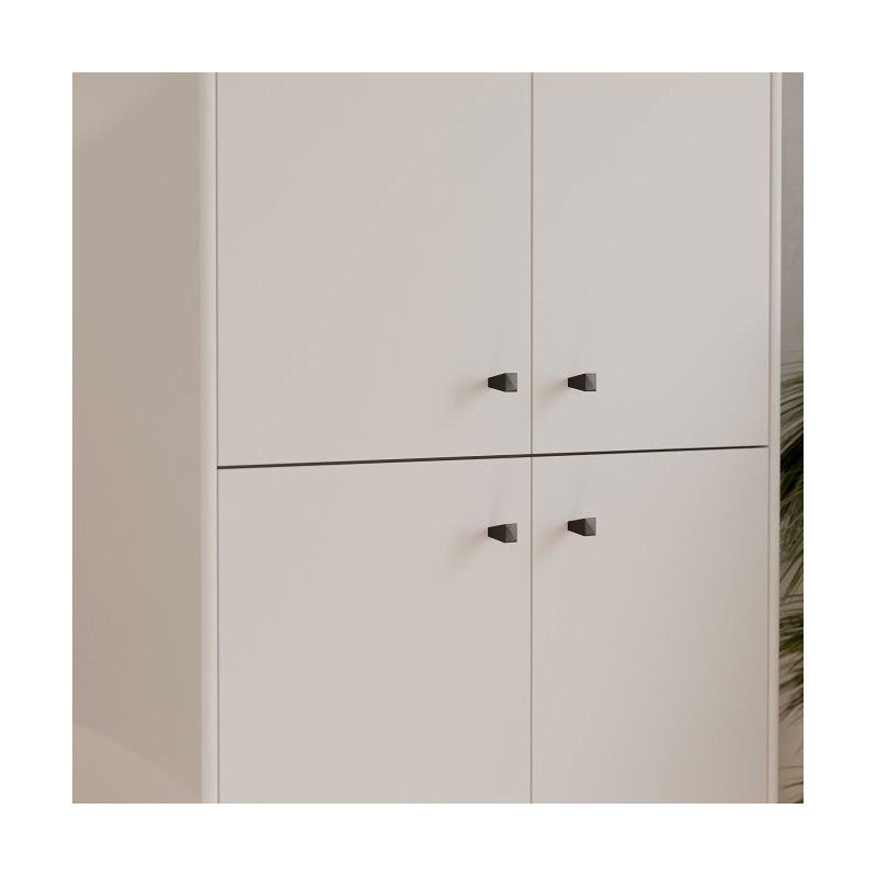 Wysoka szafka 4-drzwiowa Archbox T2KS921 piaskowy