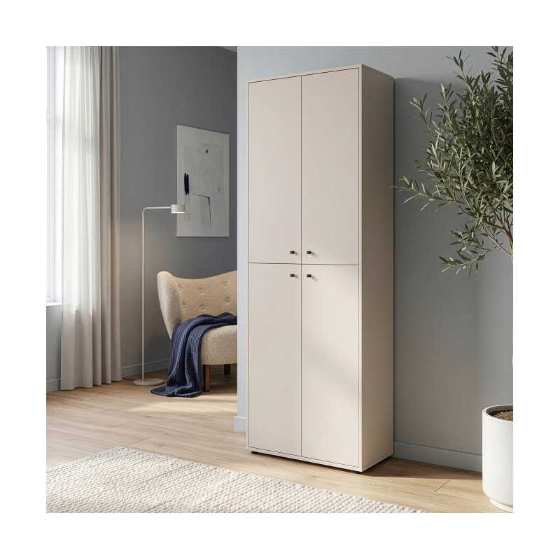 Wysoka szafka 4-drzwiowa Archbox T2KS921 piaskowy