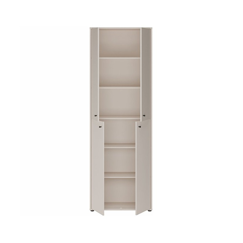 Wysoka szafka 4-drzwiowa Archbox T2KS921 piaskowy
