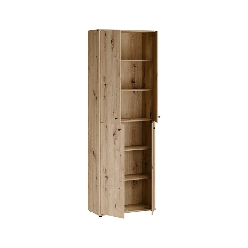 Wysoka szafka 4-drzwiowa Archbox T2KS921 dąb artisan