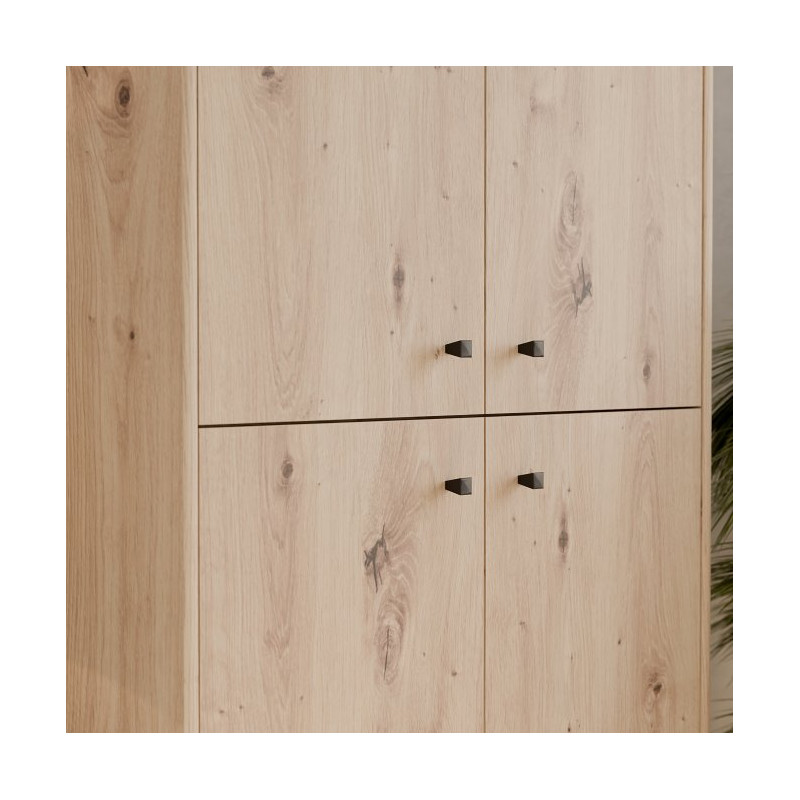 Wysoka szafka 4-drzwiowa Archbox T2KS921 dąb artisan