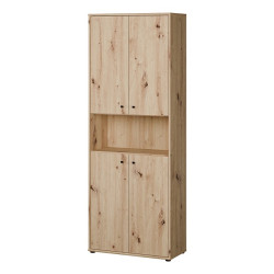 Regał z szafkami Archbox T2KR821 dąb artisan