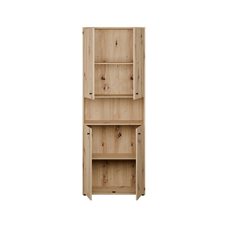 Regał z szafkami Archbox T2KR821 dąb artisan