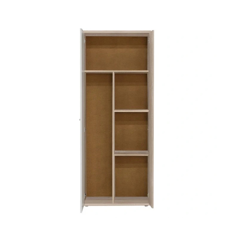 Szafa gospodarcza NET106 Dąb Sonoma/Biały – 70 cm | Domowanie