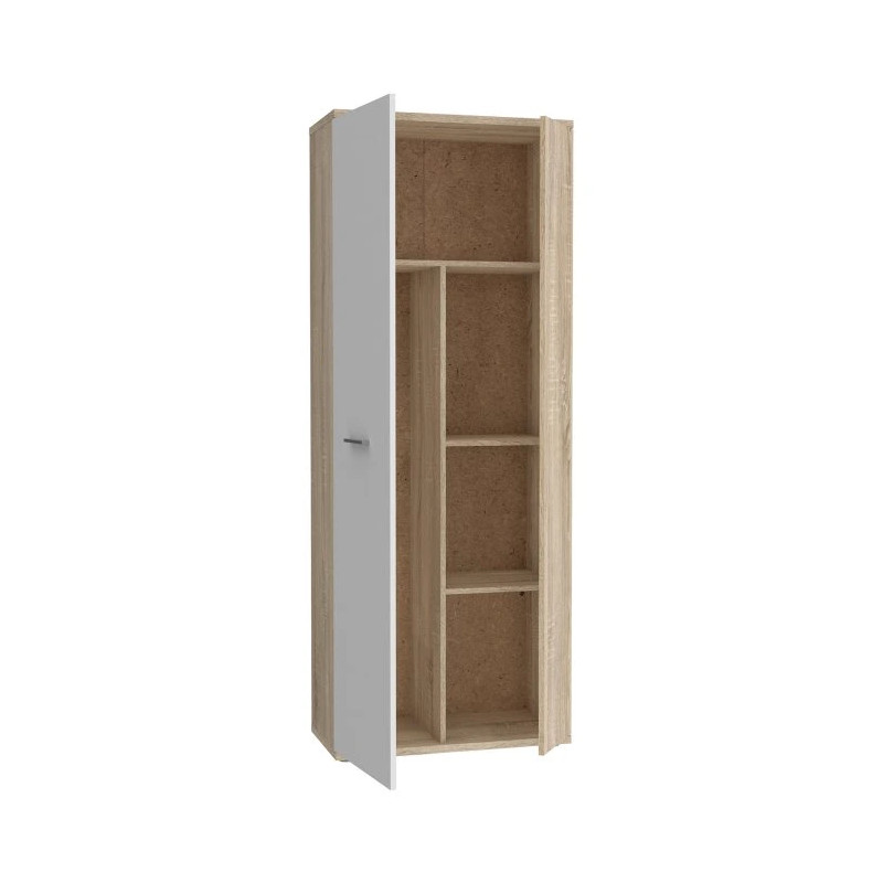 Szafa gospodarcza NET106 Dąb Sonoma/Biały – 70 cm | Domowanie