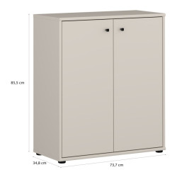 Komoda dwudrzwiowa Archbox T2KK60 piaskowy