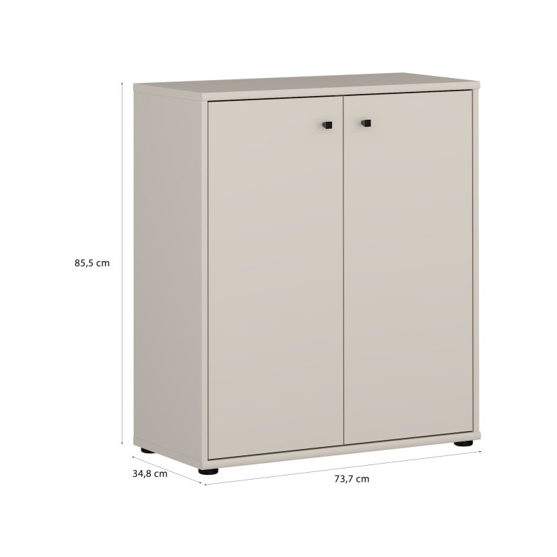 Komoda dwudrzwiowa Archbox T2KK60 piaskowy