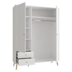 Szafa do sypialni 150 cm Harllson HLTS731LEC biały