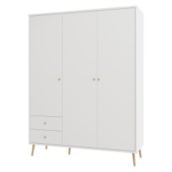 Szafa do sypialni 150 cm Harllson HLTS731LEC biały