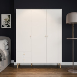 Szafa do sypialni 150 cm Harllson HLTS731LEC biały