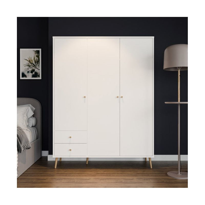 Szafa do sypialni 150 cm Harllson HLTS731LEC biały