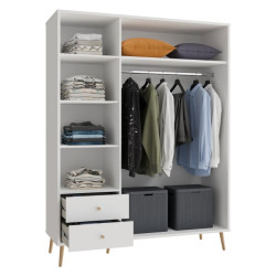 Szafa do sypialni 150 cm Harllson HLTS731LEC biały