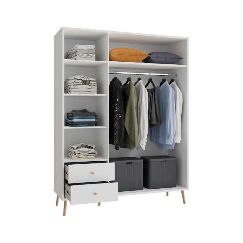 Szafa do sypialni 150 cm Harllson HLTS731LEC biały