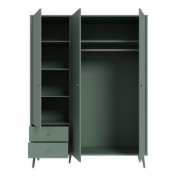 Szafa ubraniowa 150 cm Harllson HLTS731LEC szałwiowy