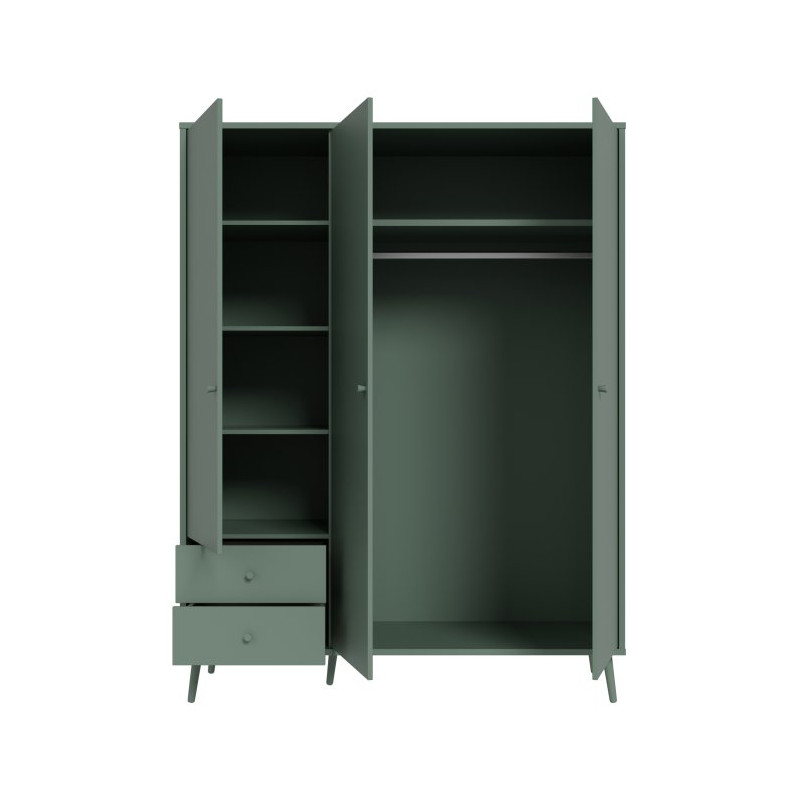 Szafa ubraniowa 150 cm Harllson HLTS731LEC szałwiowy