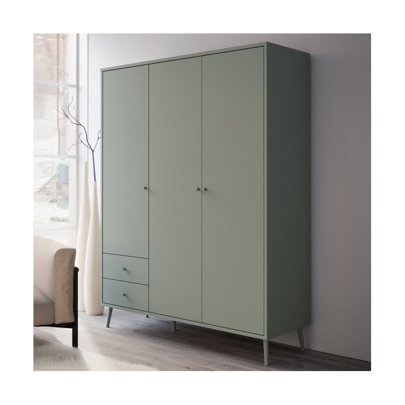 Szafa ubraniowa 150 cm Harllson HLTS731LEC szałwiowy