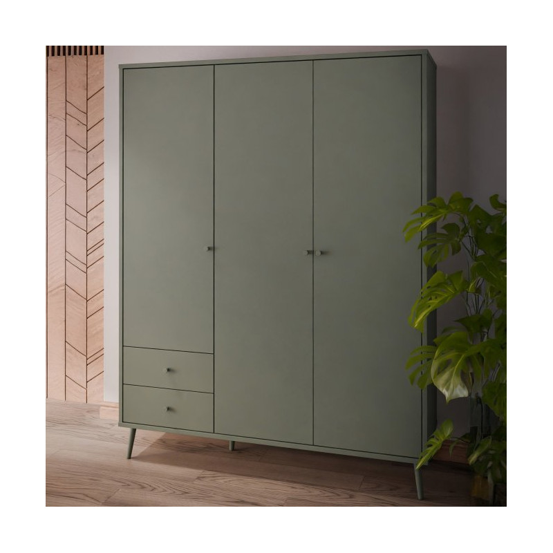 Szafa ubraniowa 150 cm Harllson HLTS731LEC szałwiowy