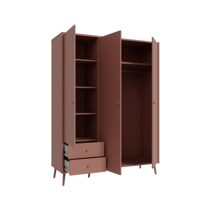Szafa ubraniowa 150 cm Harllson HLTS731LEC terakota