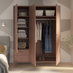Szafa ubraniowa 150 cm Harllson HLTS731LEC terakota