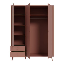 Szafa ubraniowa 150 cm Harllson HLTS731LEC terakota