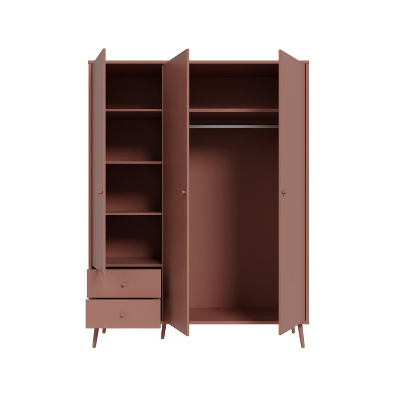 Szafa ubraniowa 150 cm Harllson HLTS731LEC terakota