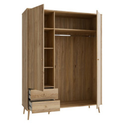 Szafa ubraniowa 150 cm Harllson HLTS731LEC dąb mauvella
