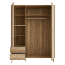 Szafa ubraniowa 150 cm Harllson HLTS731LEC dąb mauvella