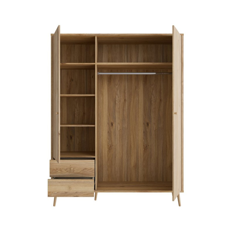 Szafa ubraniowa 150 cm Harllson HLTS731LEC dąb mauvella