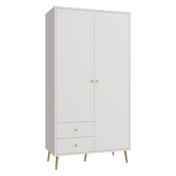 Szafa do sypialni 100 cm Harllson HLTS721LEC biały