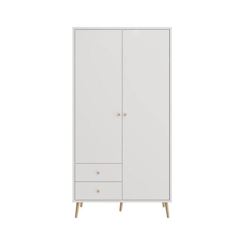 Szafa do sypialni 100 cm Harllson HLTS721LEC biały