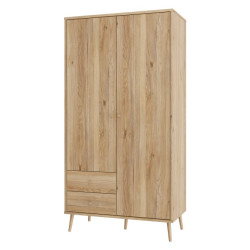 Szafa do sypialni 100 cm Harllson HLTS721LEC dąb mauvella
