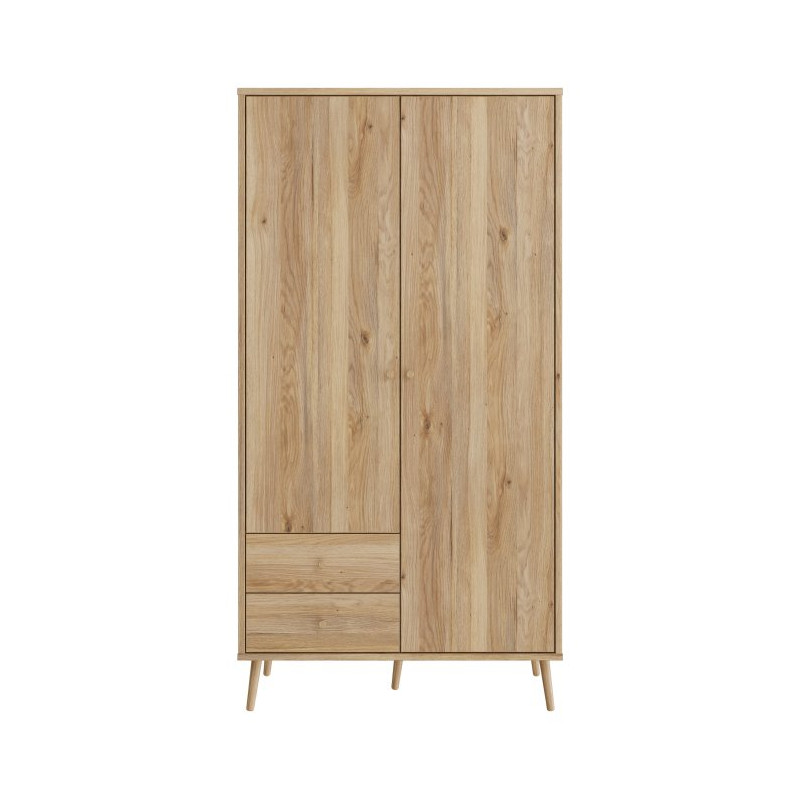Szafa do sypialni 100 cm Harllson HLTS721LEC dąb mauvella