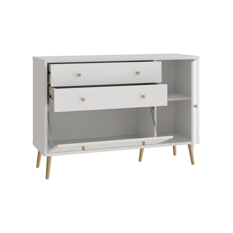Komoda z szufladami 120 cm Harllson HLTK221REC biały