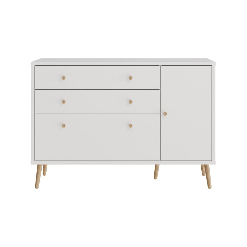 Komoda z szufladami 120 cm Harllson HLTK221REC biały