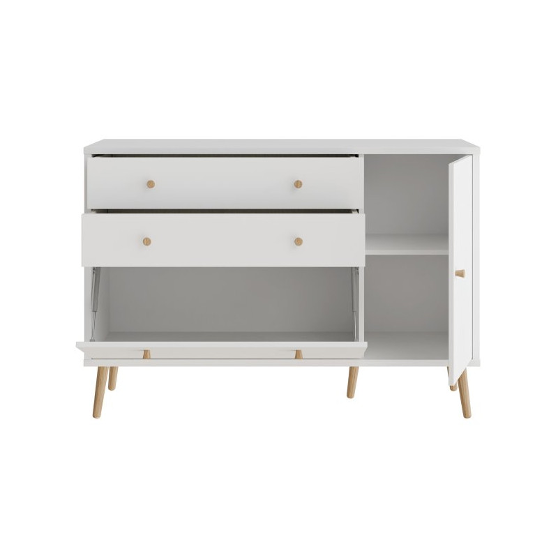 Komoda z szufladami 120 cm Harllson HLTK221REC biały