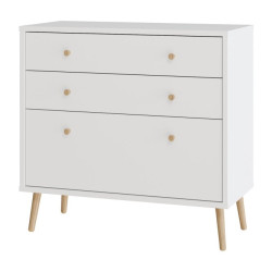 Mała komoda 90 cm Harllson HLTK211EC biały