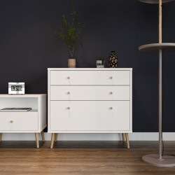 Mała komoda 90 cm Harllson HLTK211EC biały
