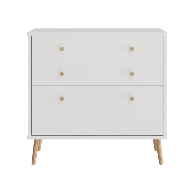 Mała komoda 90 cm Harllson HLTK211EC biały
