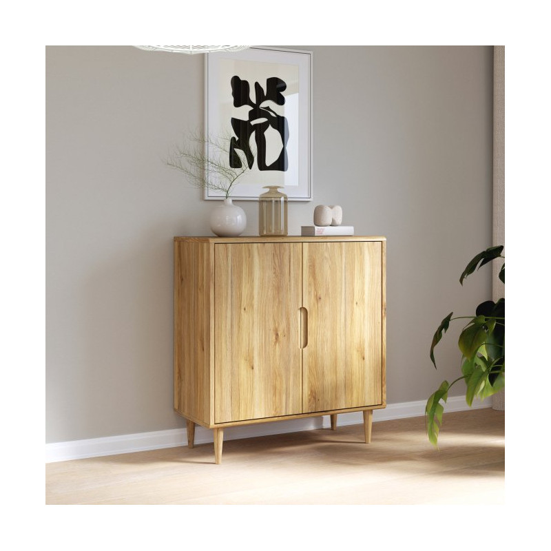 Mała komoda 95 cm Sherbrooke do salonu sypialni | dąb mauvella