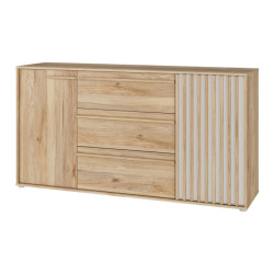 Komoda z szufladami 160 cm Arank | dąb mauvella