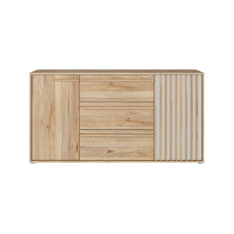 Komoda z szufladami 160 cm Arank | dąb mauvella