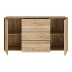 Komoda z szufladami 160 cm Arank | dąb mauvella