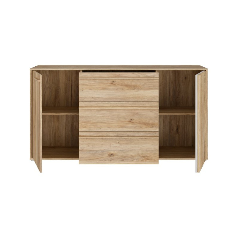 Komoda z szufladami 160 cm Arank | dąb mauvella