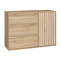 Komoda z szufladami 120 cm Arank | dąb mauvella