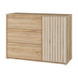Komoda z szufladami 120 cm Arank | dąb mauvella