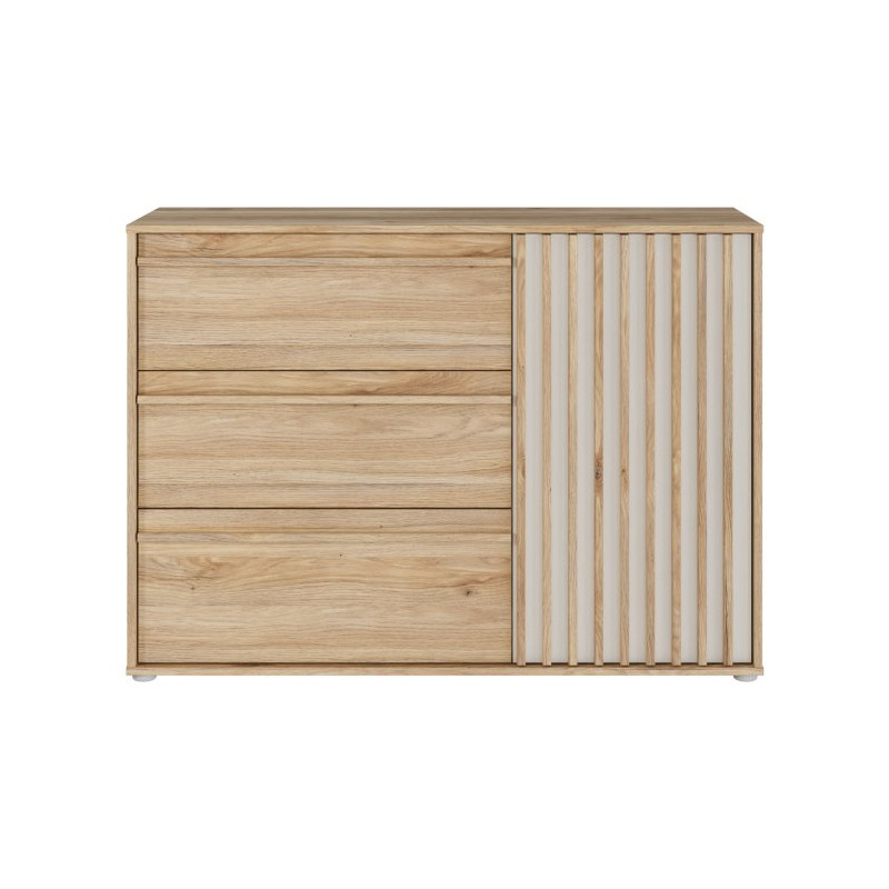Komoda z szufladami 120 cm Arank | dąb mauvella