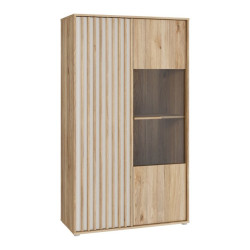 Witryna do salonu 93 cm Arank | dąb mauvella